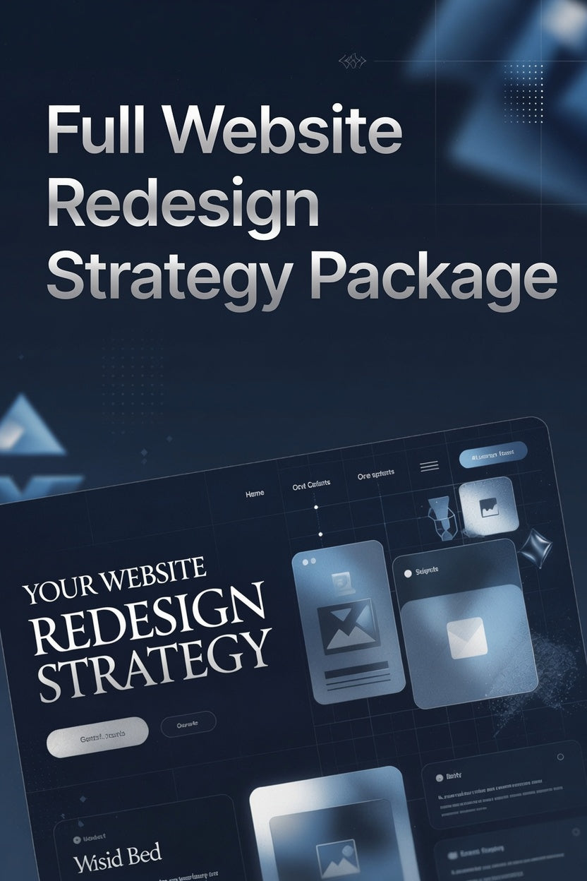 Full Website Redesign Strategy Package